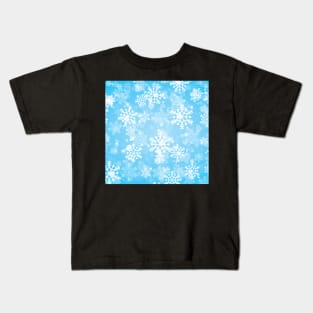 Snowflake, Pattern, Winter, Snow Kids T-Shirt